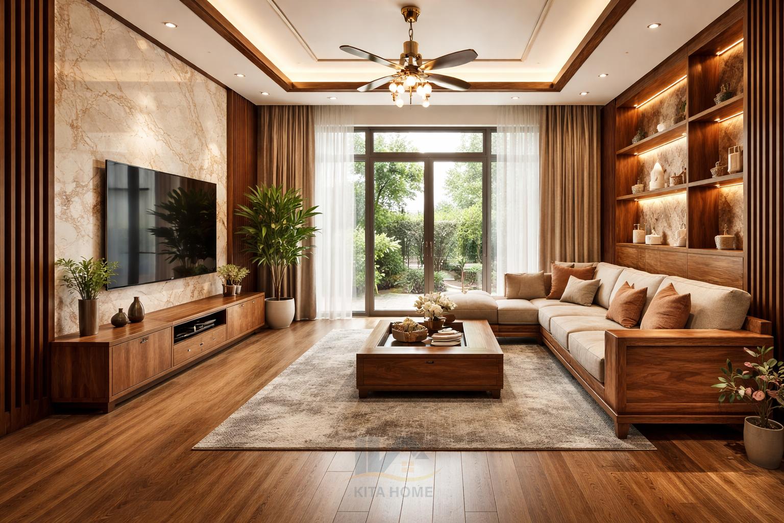 Nội thất nhà hướng Nam hợp tuổi