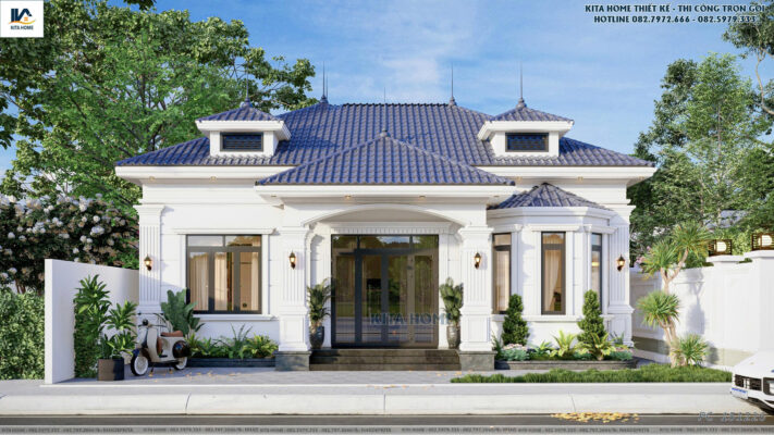 Nhà vườn mái Nhật cấp 4 tại Thanh Hóa chủ đầu tư Anh Chiến