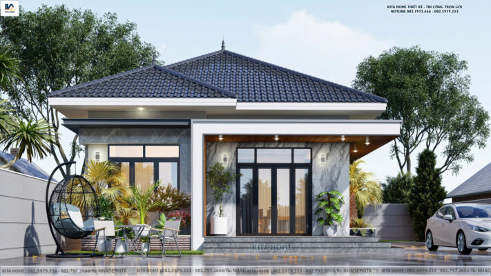 Nhà vườn mái Nhật gia đinh Anh Kết - Nghệ An