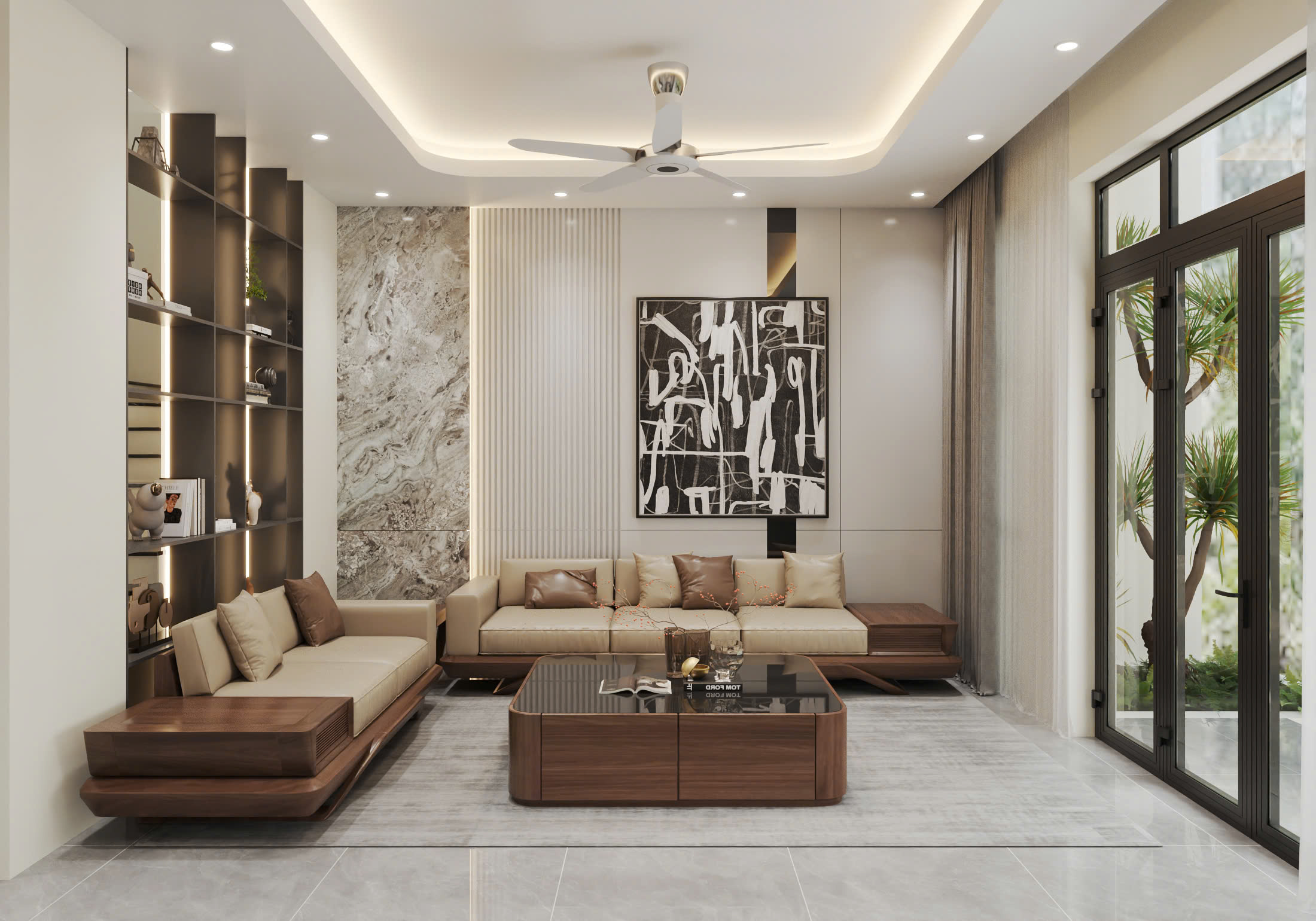 Mẫu Thiết Kế Nội Thất Hiện Đại Nhà Chú Thắng – Phú Thọ